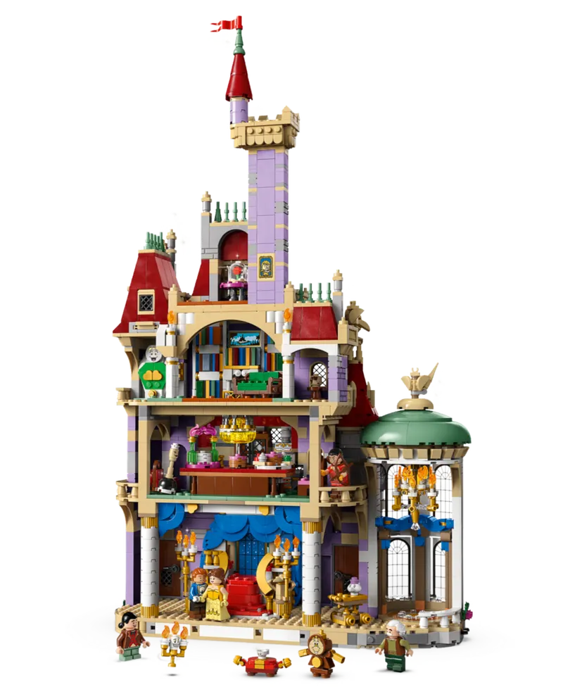LEGO 43263 Beauty and the Beast Castle detail image