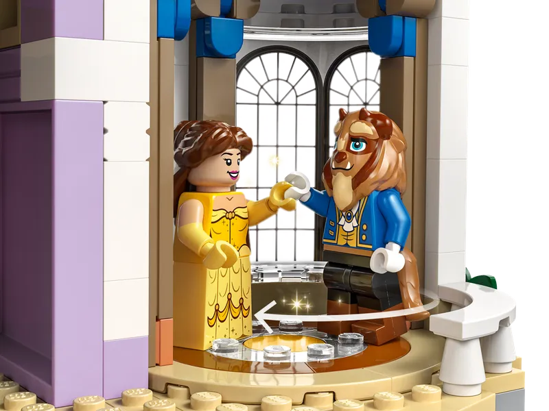 LEGO 43263 Beauty and the Beast Castle detail image