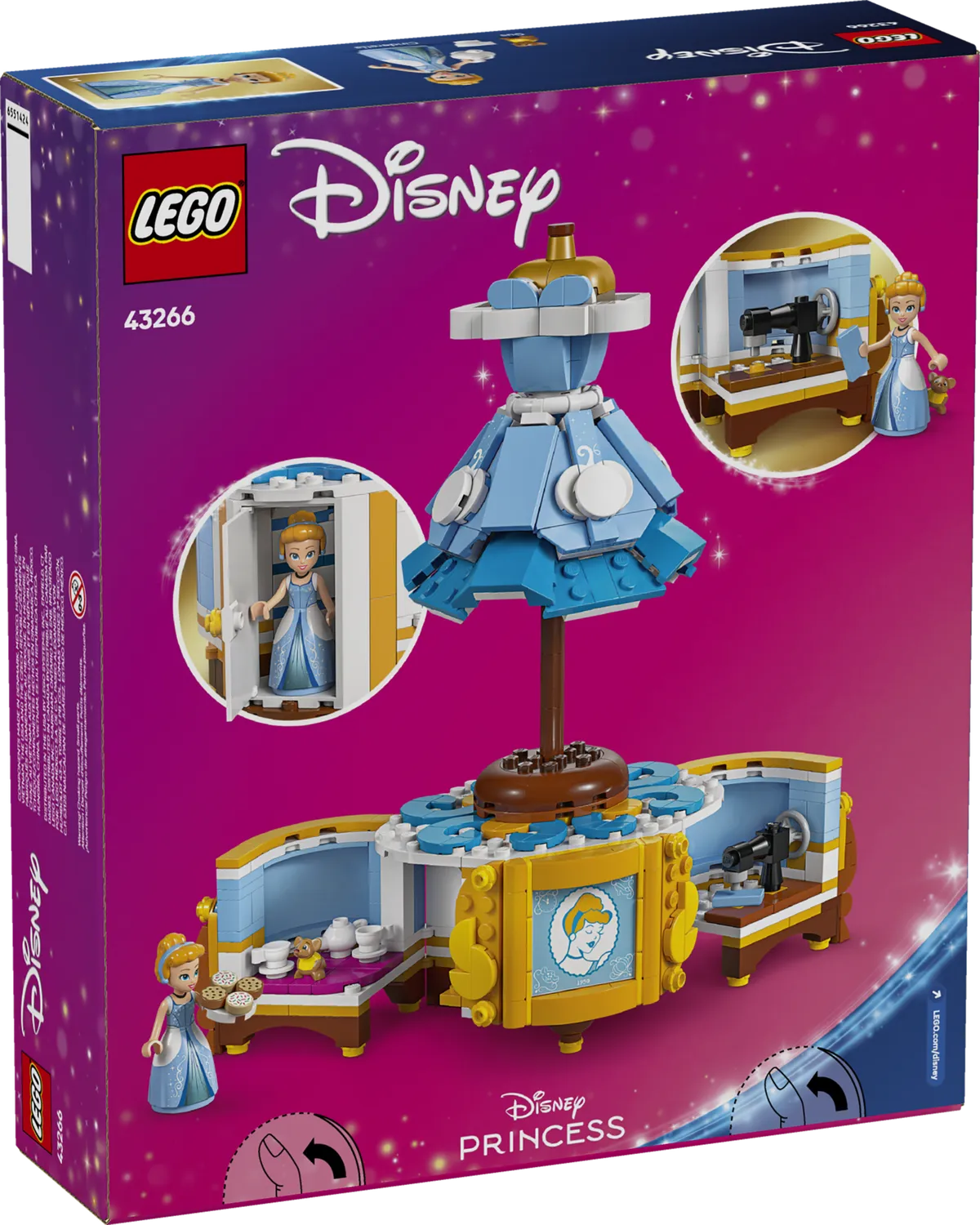 LEGO Cinderella's Dress (43266) - afbeelding 10