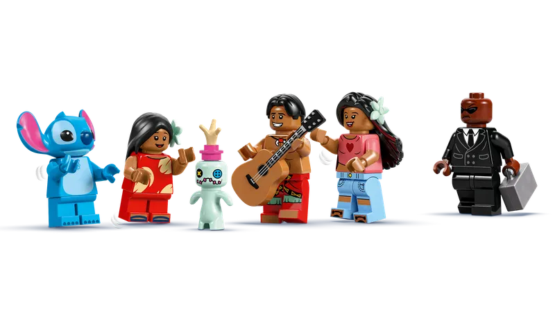 LEGO 43268 Lilo and Stitch Beach House detailbeeld bij deze gids
