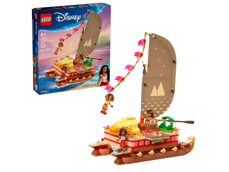 Moana's Adventure Canoe by LEGO – product photo 2 of 9
