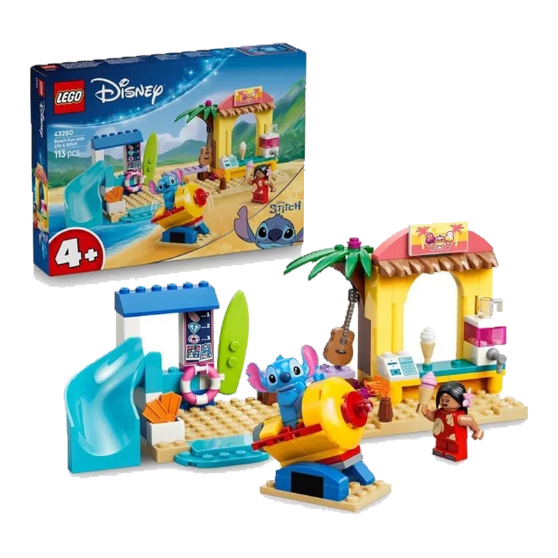 Strandplezier met Lilo en Stitch