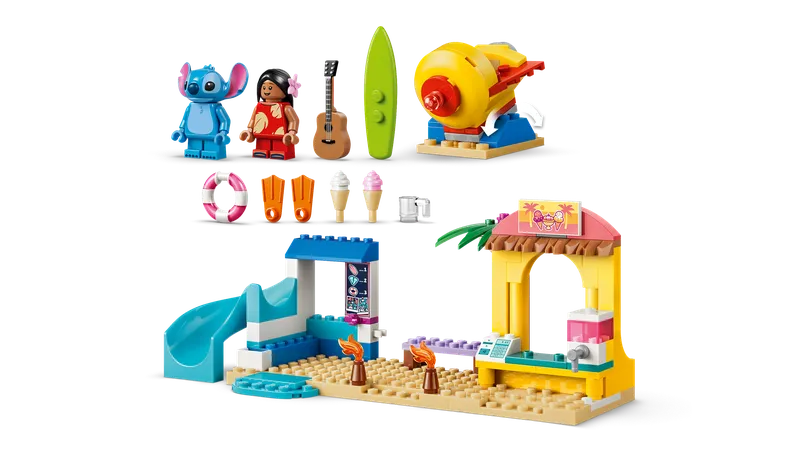 Beach Fun with Lilo & Stitch från LEGO – produktbild 4 av 12