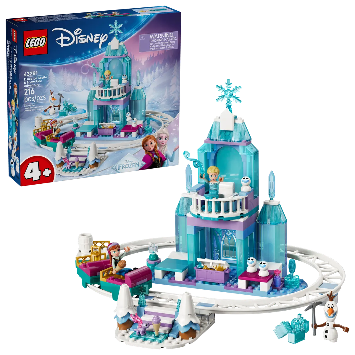 LEGO Elsa's Ice Castle & Snow Ride Adventure (43281) - Bild 4