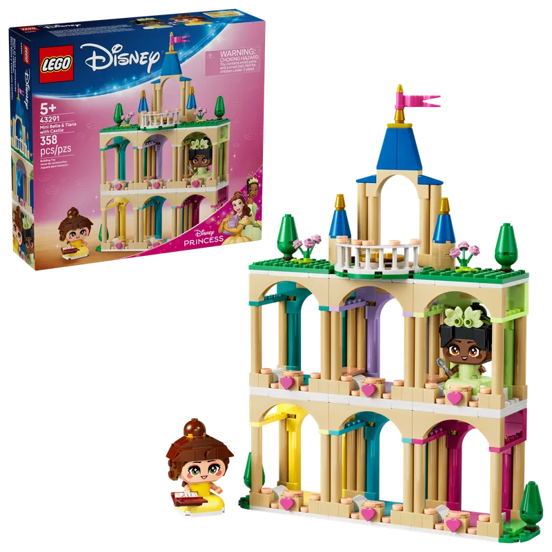 Mini Belle & Tiana with Castle fra LEGO – produktbillede 2 af 11