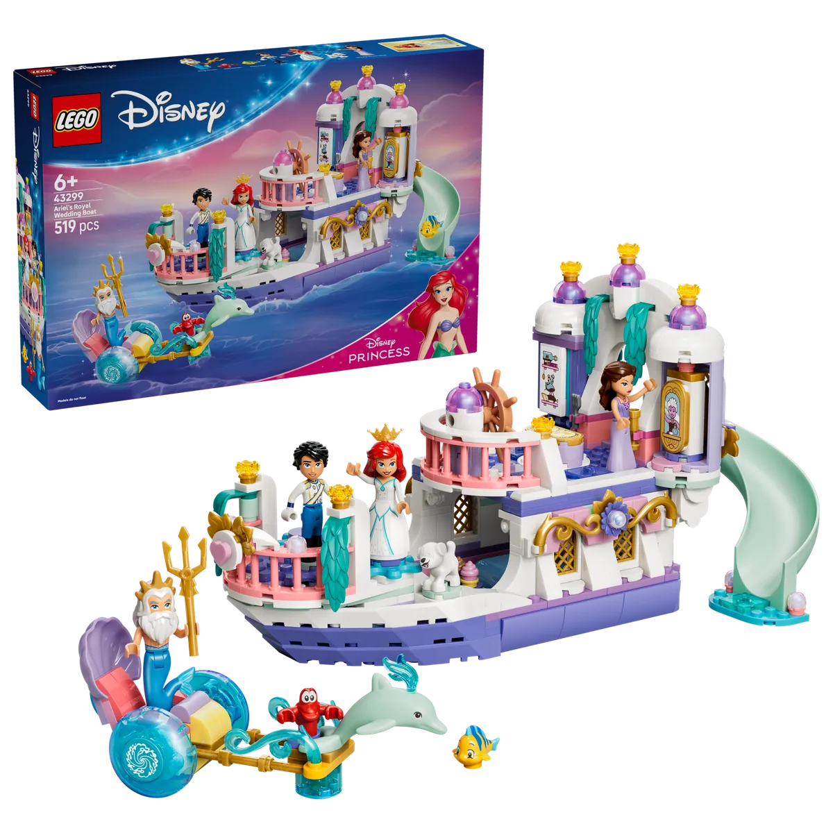 LEGO Ariel's Royal Wedding Boat (43299) - Bild 6