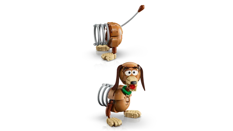 LEGO 43301 Toy Story Slinky Dog Bookends detailbeeld voor de gids LEGO.com of Bol.com: wanneer is welke retailer goedkoper?