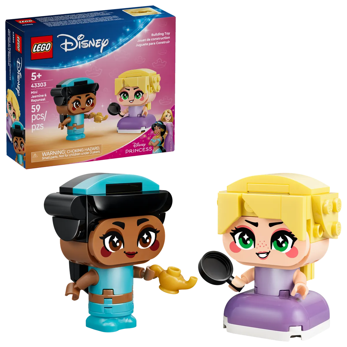 LEGO Mini Jasmine & Rapunzel (43303) - Bild 4