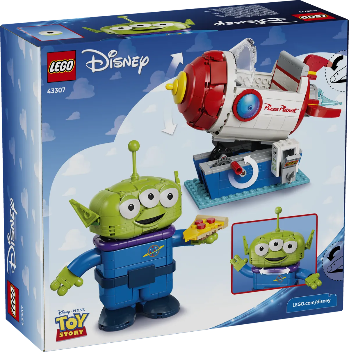 LEGO Alien with Pizza Planet Rocket Ride (43307) - Bild 10