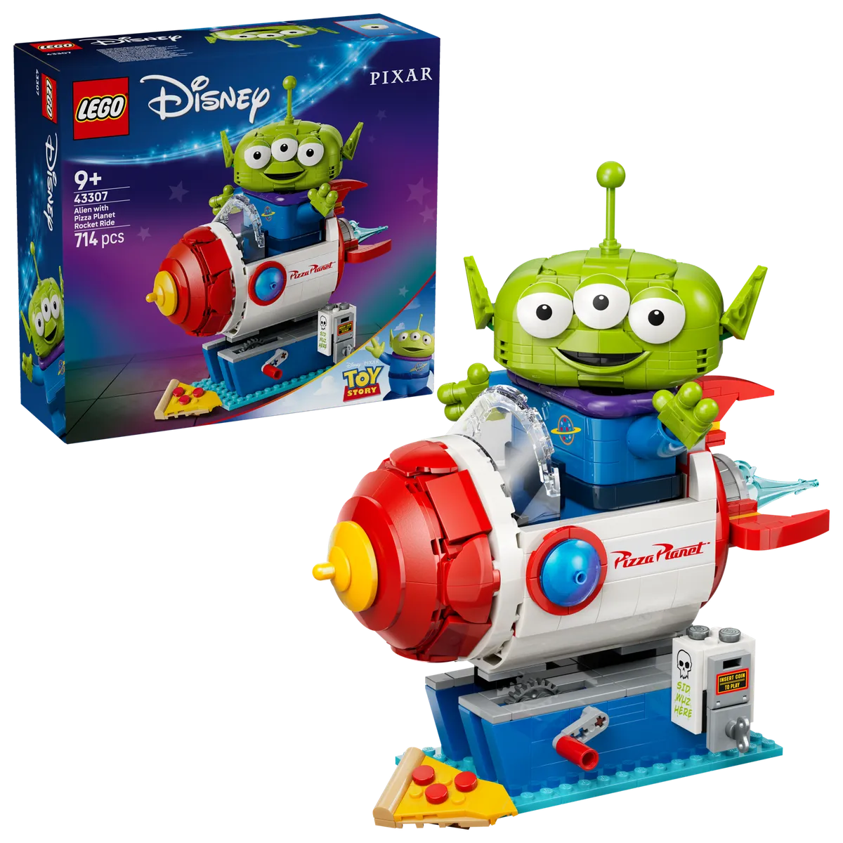 LEGO Alien with Pizza Planet Rocket Ride (43307) - Bild 5