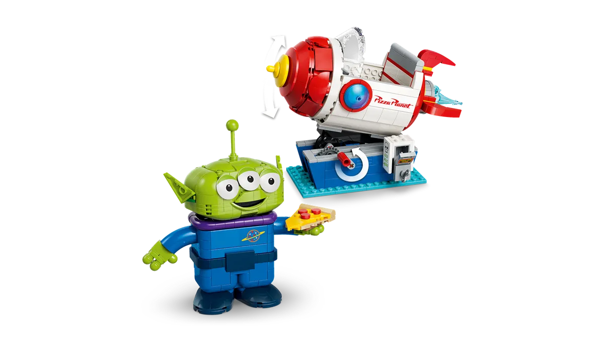 LEGO Alien with Pizza Planet Rocket Ride (43307) - Bild 4