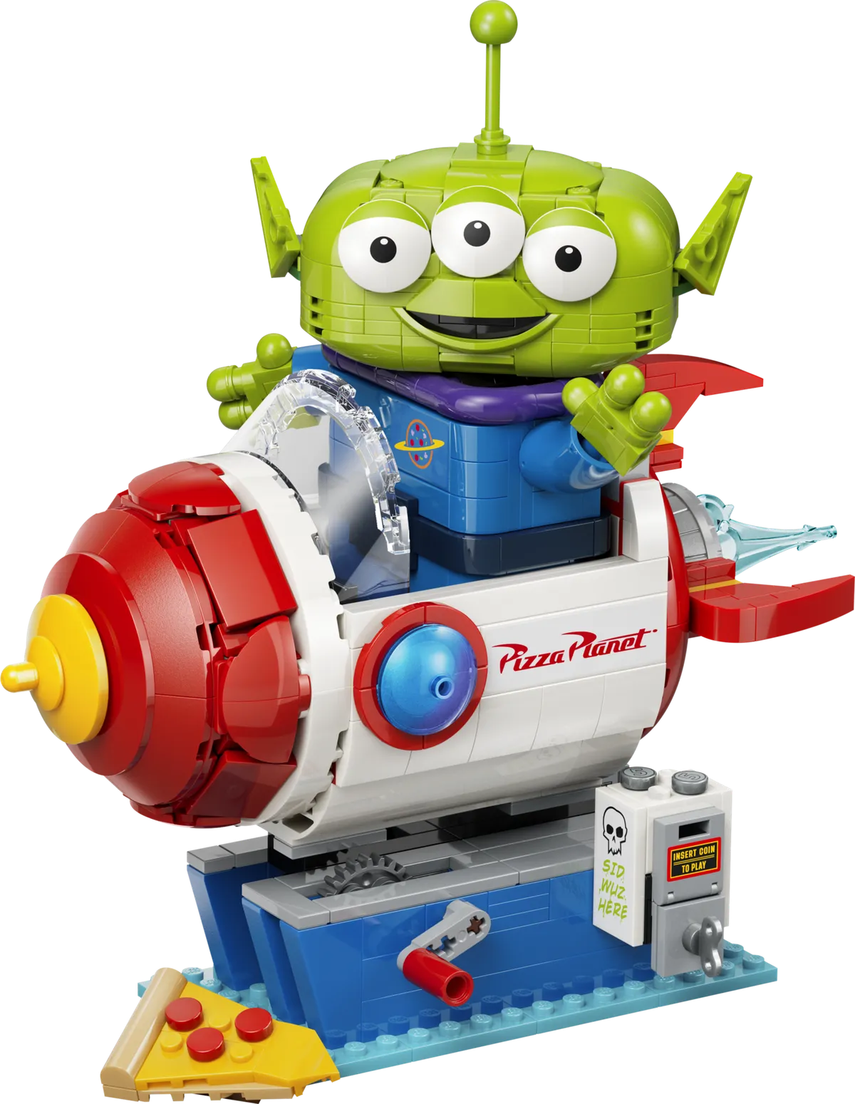 LEGO Alien with Pizza Planet Rocket Ride (43307)
