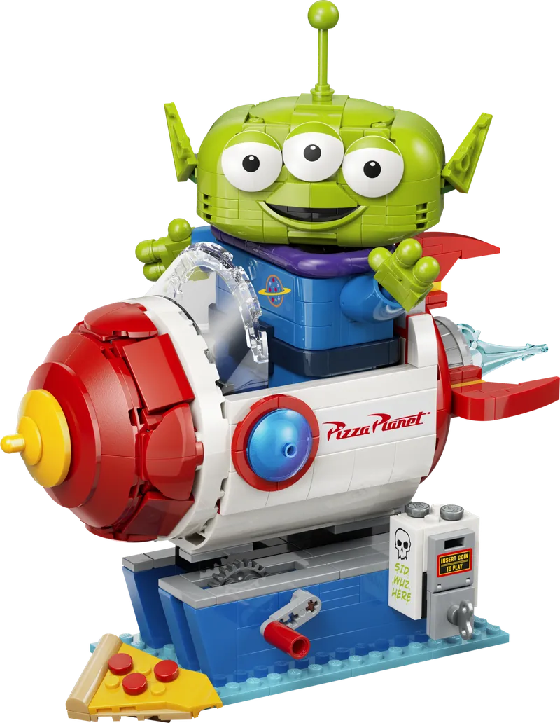 Alien with Pizza Planet Rocket Ride