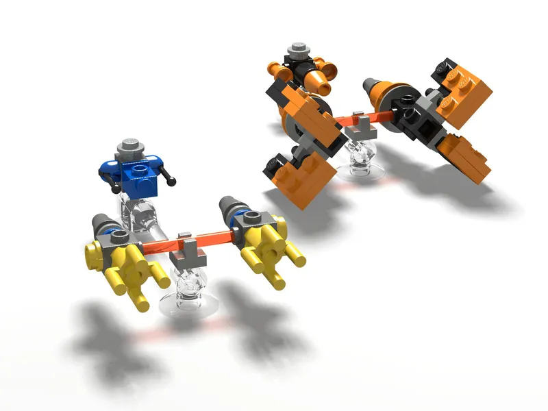 Sebulba's Podracer & Anakin's Podracer von LEGO – Produktfoto