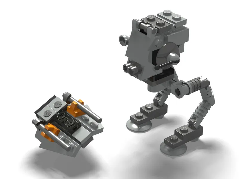 AT-ST & Snowspeeder - Mini van LEGO – productfoto