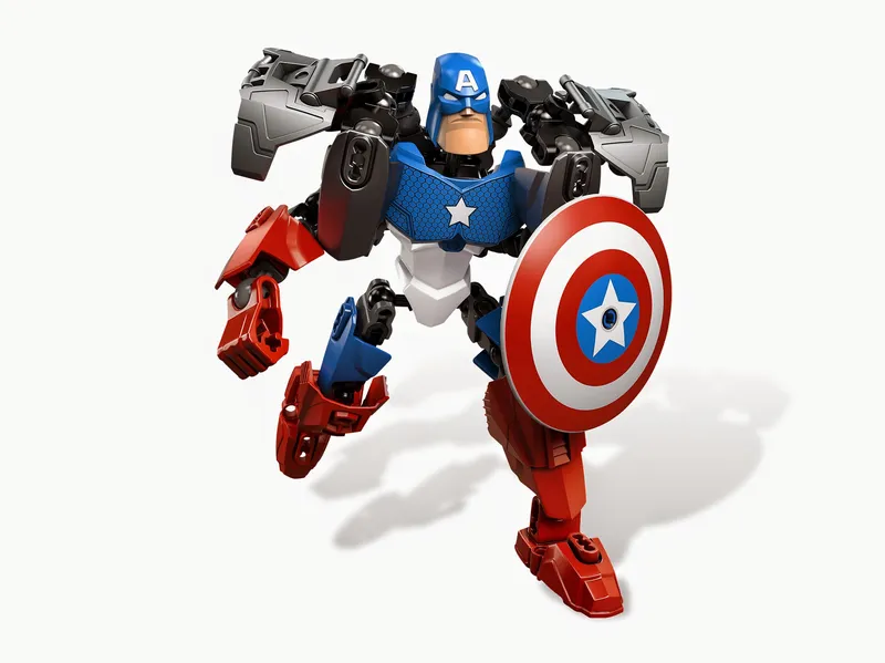 Captain America van LEGO – productfoto