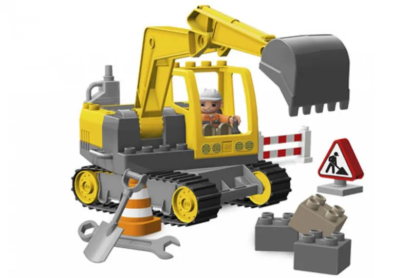 Digger van LEGO – productfoto
