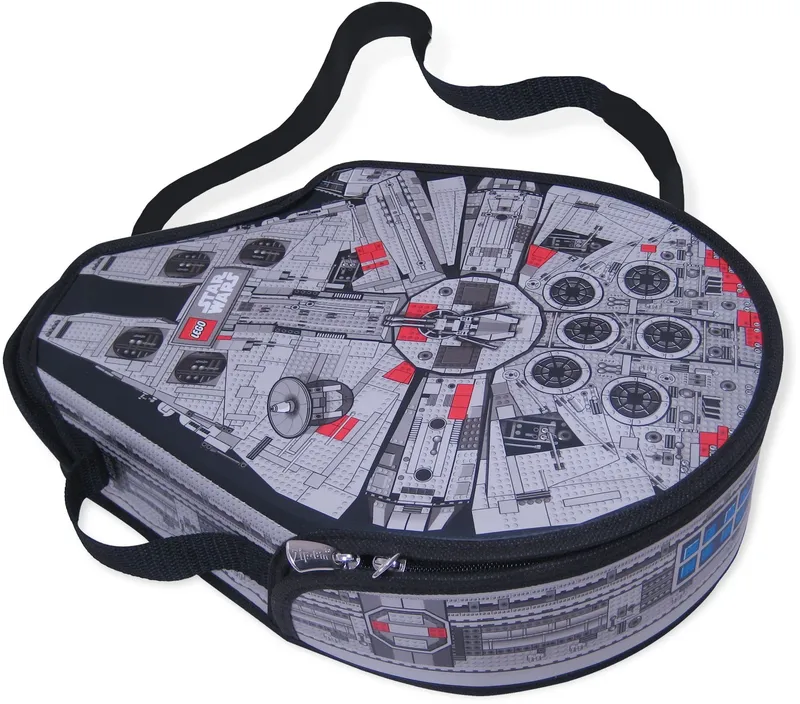 Star Wars ZipBin Millennium Falcon Messenger Bag de LEGO – photo du produit