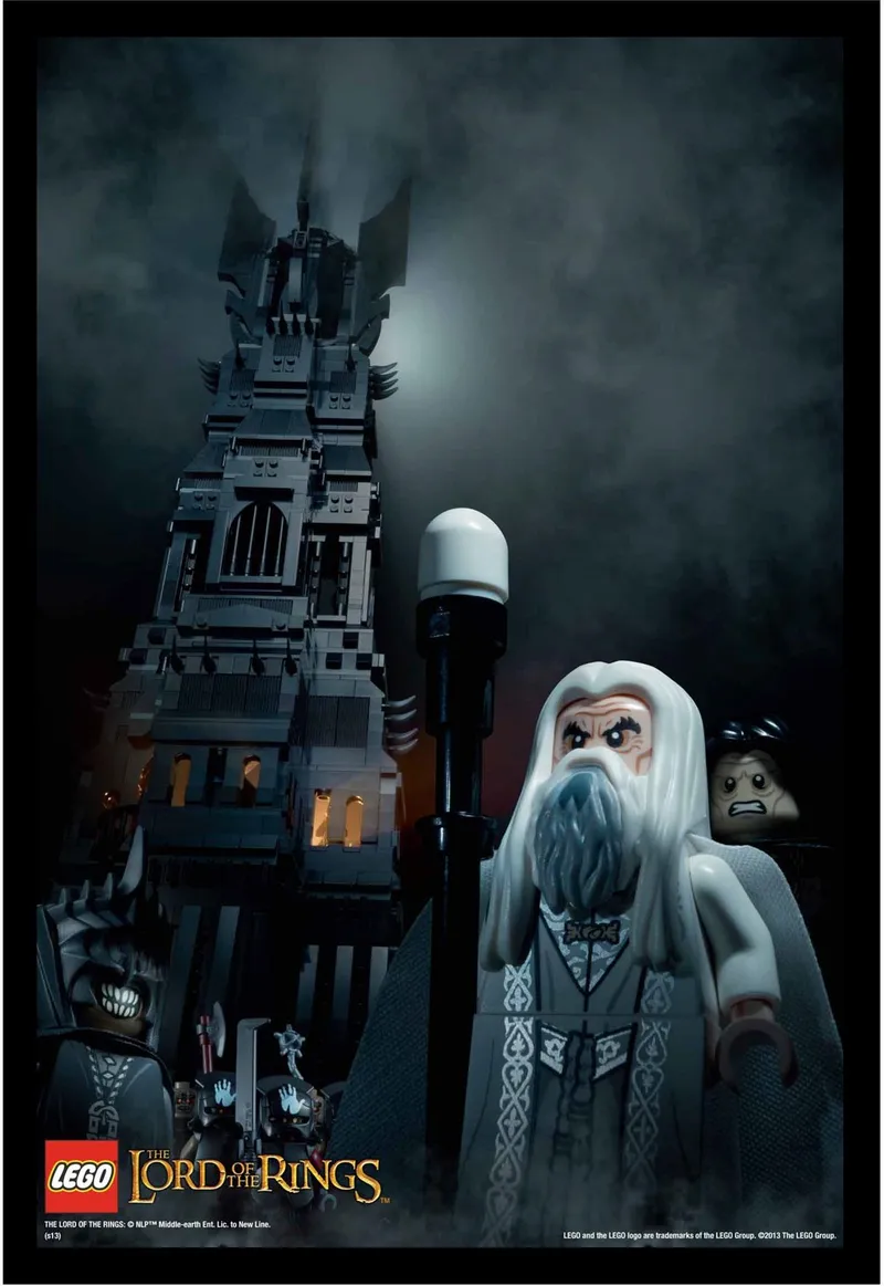 Lord of the Rings Tower of Orthanc Poster von LEGO – Produktfoto