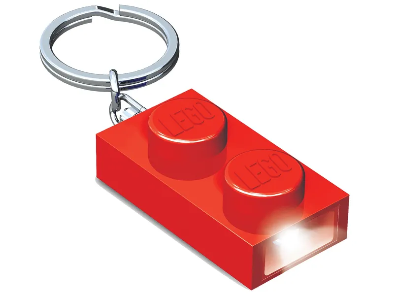 1 x 2 Brick Key Light (Red) van LEGO – productfoto