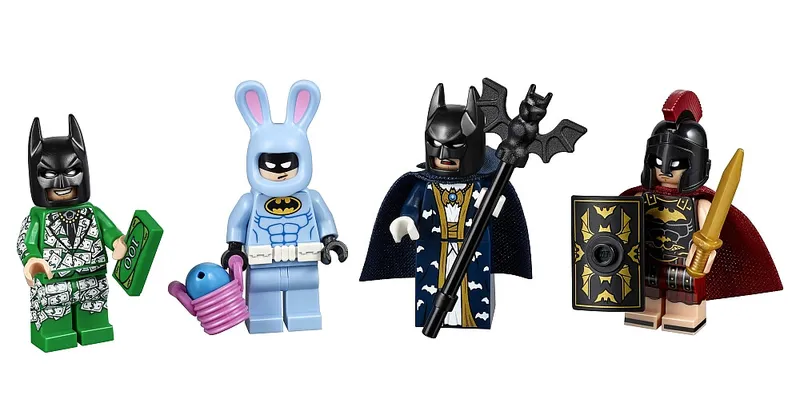 The LEGO Batman Movie Minifigure Collection von LEGO – Produktfoto