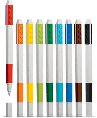 9 Pack Gel Pen Set von LEGO – Produktfoto