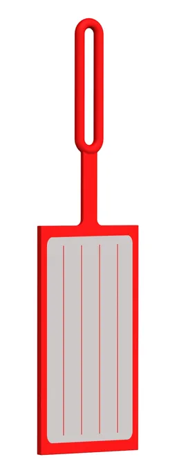 LEGO 2x4 Red Luggage Tag (5005542) - afbeelding 2