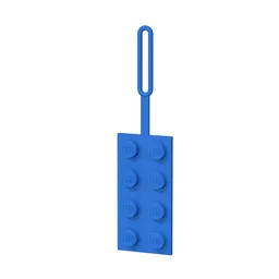 LEGO 2x4 Blue Luggage Tag (5005543) - afbeelding 1