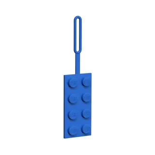2x4 Blue Luggage Tag by LEGO – product photo 3 of 4