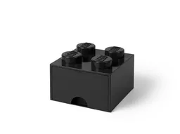 LEGO LEGO® 4-Stud Black Storage Brick Drawer (5005711) - afbeelding 1