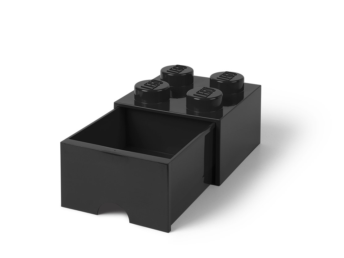 LEGO LEGO® 4-Stud Black Storage Brick Drawer (5005711)