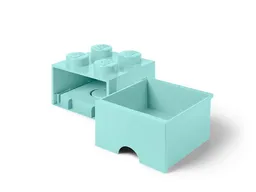 LEGO LEGO® 4-Stud Aqua Light Blue Storage Brick Drawer (5005714) - afbeelding 2