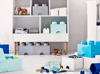 LEGO® 8-Stud Medium Stone Gray Storage Brick Drawer von LEGO – Produktfoto 6 von 6