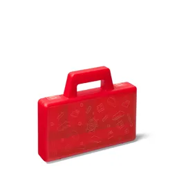 LEGO Transparent Red Sorting Case To Go (5005769) - afbeelding 2