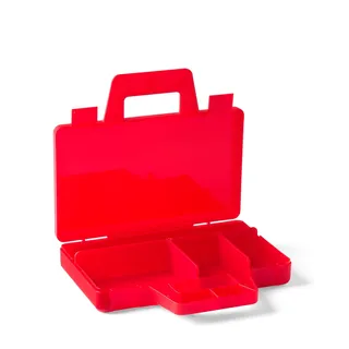 Transparent Red Sorting Case To Go by LEGO – product photo 1 of 3