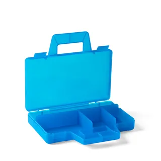 Transparent Blue Sorting Case To Go fra LEGO – produktfoto 1 af 2
