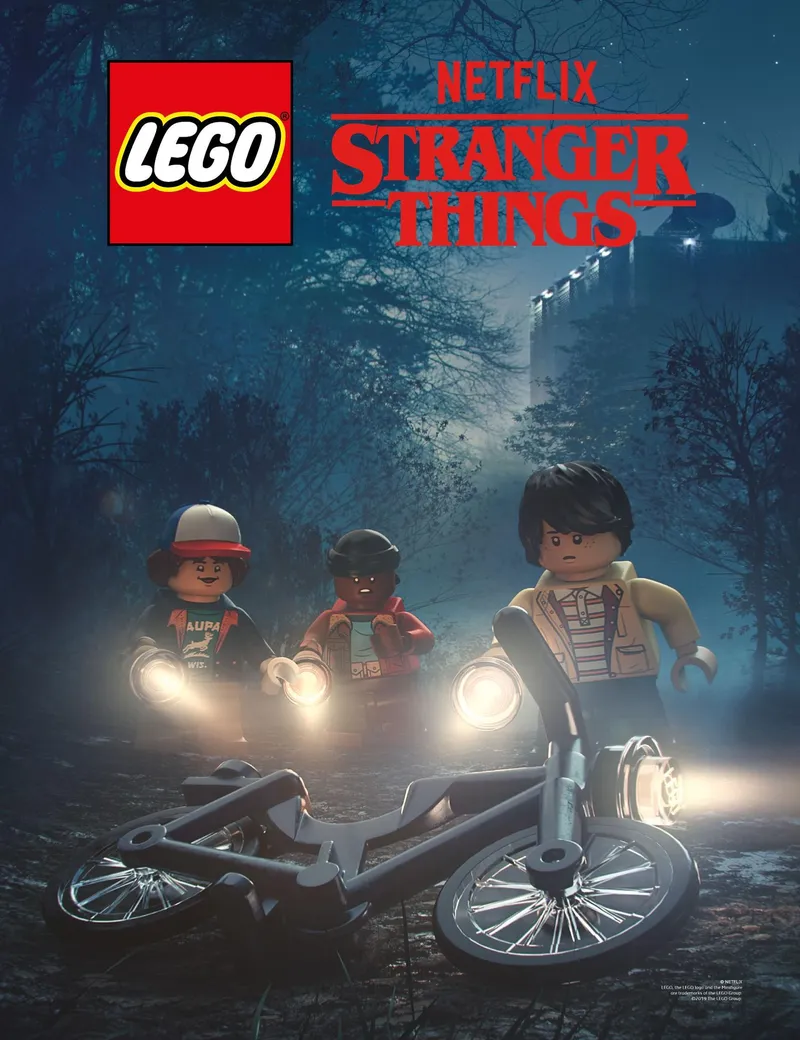 Stranger Things Poster von LEGO – Produktfoto