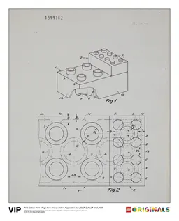 LEGO French Patent LEGO DUPLO Brick 1968 (5005998)