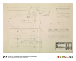 LEGO Technical Drawing Wooden Duck 1958 (5005999)