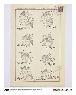 LEGO Spanish Patent LEGO Elements 1958 (5006001)