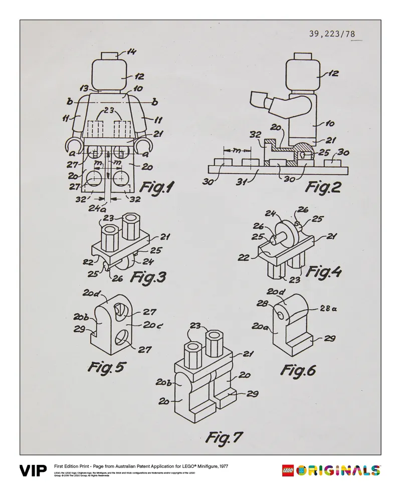 LEGO® Originals: De Australische Patent LEGO Minifiguur 1977