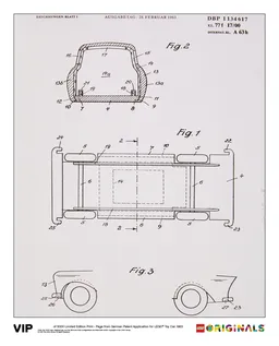 LEGO German Patent LEGO Toy Car 1963 (5006006)
