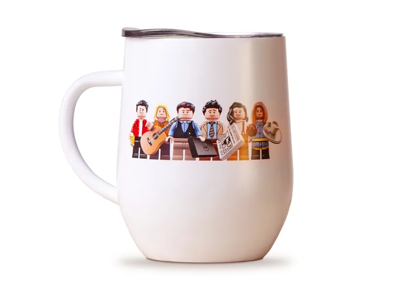 Stainless steel mug w/ lego print från LEGO – produktbild