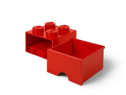 LEGO Storage Brick Drawer 4 Red (5006129) - afbeelding 1