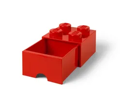 LEGO Storage Brick Drawer 4 Red (5006129) - afbeelding 2