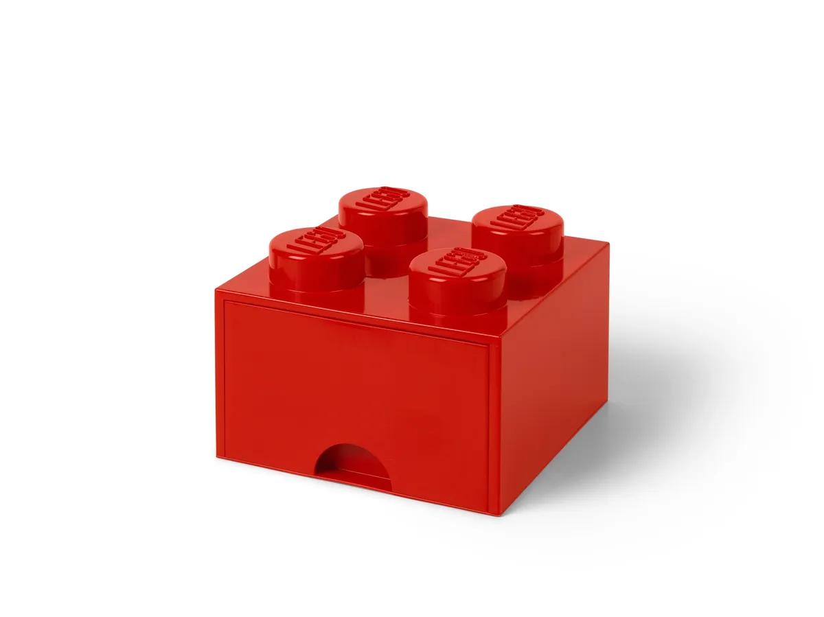 LEGO Storage Brick Drawer 4 Red (5006129)