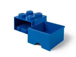 LEGO Storage Brick Drawer 4 Blue (5006130) - afbeelding 1