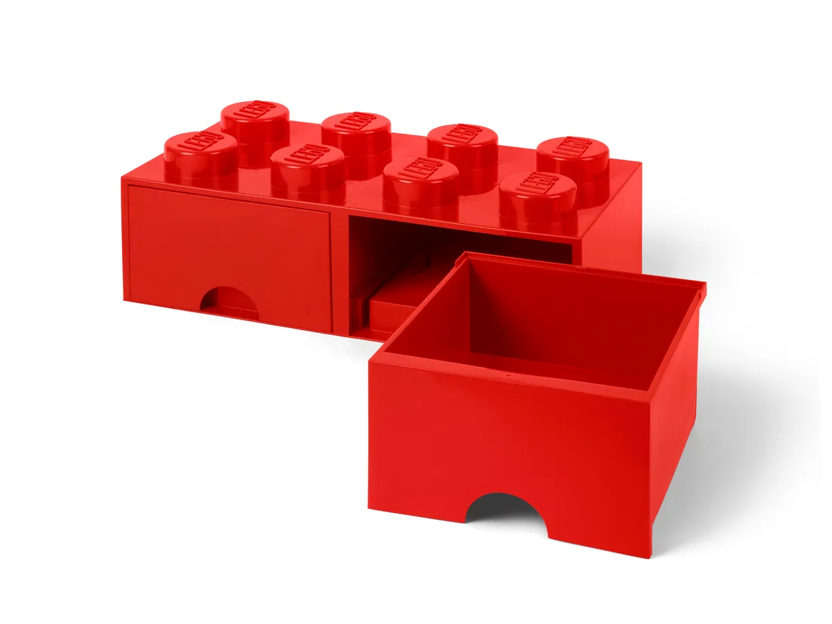 LEGO LEGO® 8-Stud Red Storage Brick Drawer (5006131)