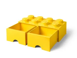 LEGO 8-Stud Brick Drawer – Yellow (5006133) - afbeelding 2