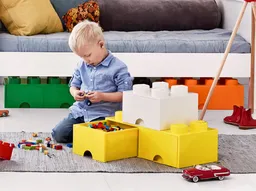 LEGO 8-Stud Brick Drawer – Yellow (5006133) - afbeelding 3